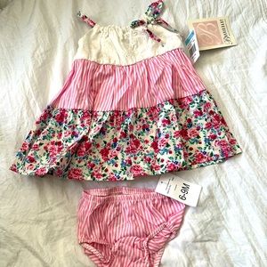 Bonnie Baby 2 piece dress and bloomers